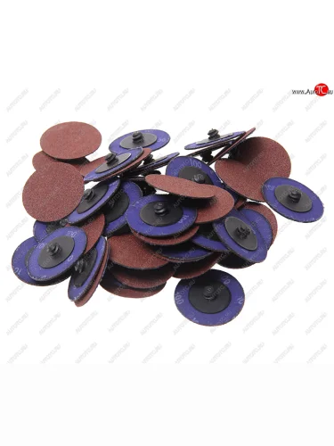 Круг шлифовальный 50мм (№100) абразивный коричневый 50шт. ROCKFORCE ROCKFORCE rf-bd2100a