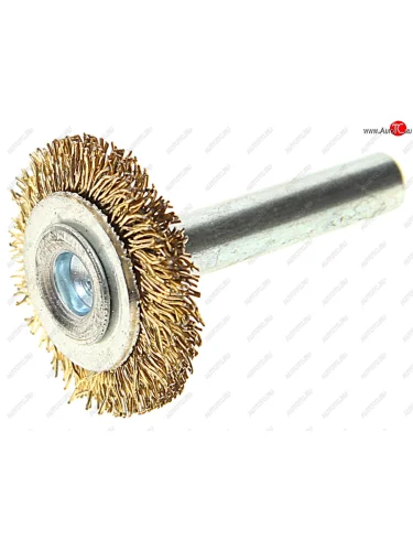 Кордщетка для дрели дисковая 25мм латунь в блистере ROCKFORCE ROCKFORCE rf-bfr001 ROCKFORCE rf-bfr001