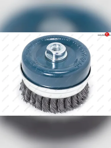 Кордщетка для дрели чашка 110мм витая сталь в блистере ROCKFORCE ROCKFORCE rf-bwg104