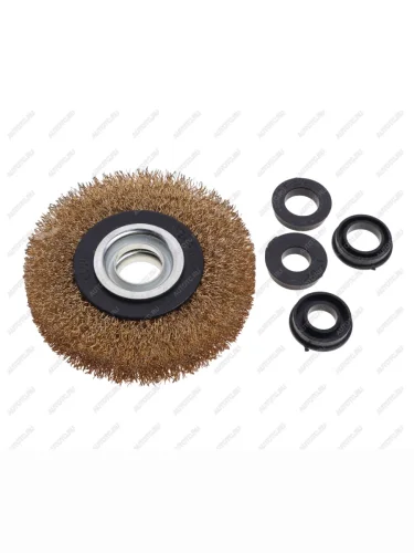 Кордщетка для дрели дисковая 100мм латунь ROCKFORCE ROCKFORCE rf-bwt004