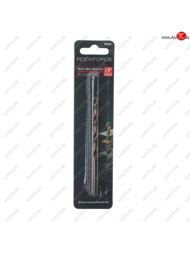 Сверло по металлу 6.35мм HSS Cobalt ROCKFORCE ROCKFORCE rf-db104