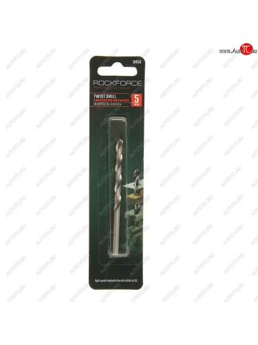 Сверло по металлу 5.0мм HSS ROCKFORCE ROCKFORCE rf-db50 ROCKFORCE rf-db50