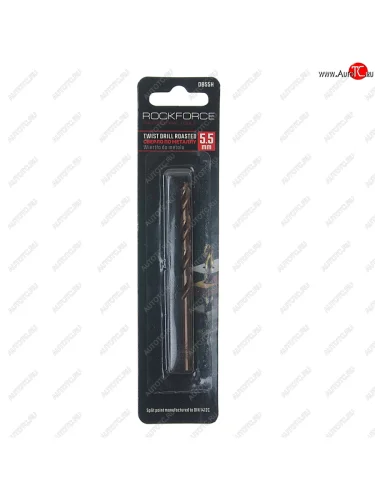 Сверло по металлу 5.5мм HSS Cobalt ROCKFORCE ROCKFORCE rf-db55h