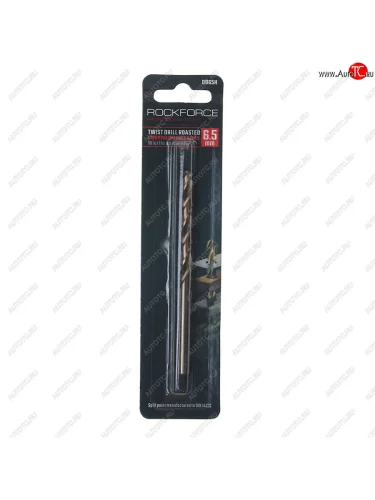Сверло по металлу 6.5мм HSS Cobalt ROCKFORCE ROCKFORCE rf-db65h