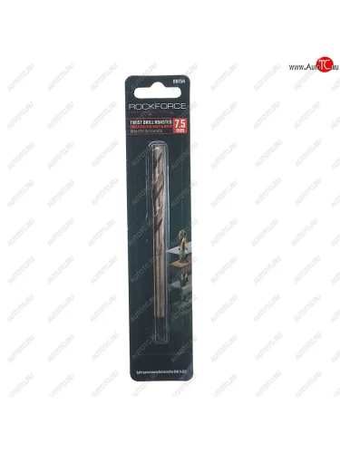 Сверло по металлу 7.5мм HSS Cobalt ROCKFORCE ROCKFORCE rf-db75h