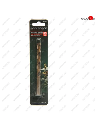 Сверло по металлу 8.5мм HSS в блистере ROCKFORCE ROCKFORCE rf-db85h