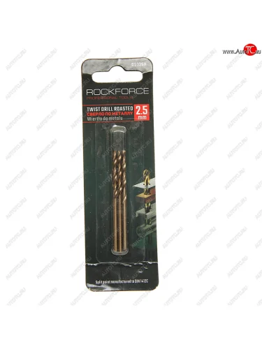 Сверло по металлу 2.5мм HSS Cobalt (3шт.) ROCKFORCE ROCKFORCE rf-ds325h ROCKFORCE rf-ds325h