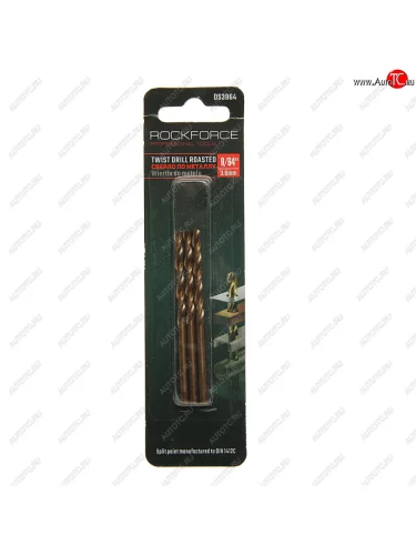 Сверло по металлу 3.6мм HSS Cobalt (3шт.) ROCKFORCE ROCKFORCE rf-ds3964