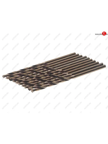 Сверло по металлу 2.4мм HSS Cobalt (10шт.) ROCKFORCE ROCKFORCE rf-dsp332 ROCKFORCE rf-dsp332