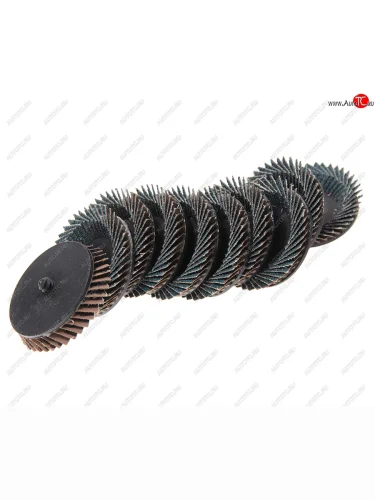 Круг шлифовальный лепестковый 75мм (№40) абразивный циркониевый 10шт. ROCKFORCE ROCKFORCE rf-fd340z