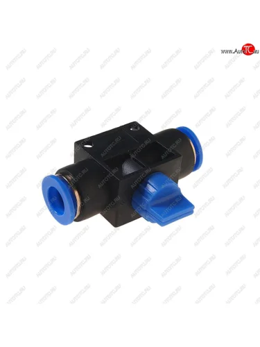 Фитинг для пластиковых трубок 10x10мм с краном ROCKFORCE ROCKFORCE rf-shvff10-10