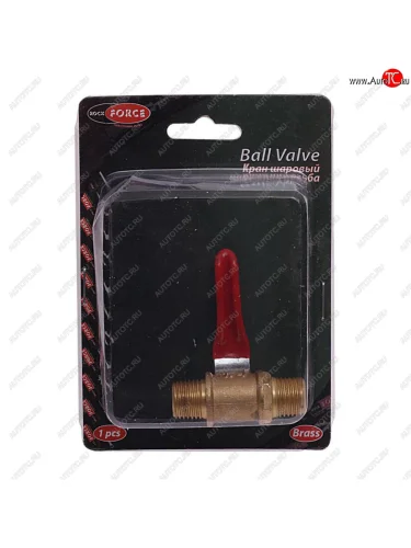 Кран шаровый 14 наружная резьба в блистере ROCKFORCE ROCKFORCE rf-sp01914