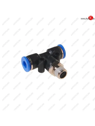 Фитинг для пластиковых трубок 18 Т-образный 6мм с наружной резьбой ROCKFORCE ROCKFORCE rf-spb06-01