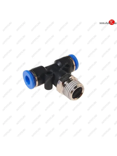 Фитинг для пластиковых трубок 14 Т-образный 6мм с наружной резьбой ROCKFORCE ROCKFORCE rf-spb06-02