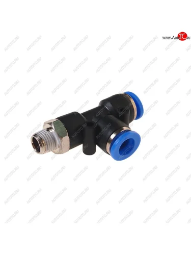 Фитинг для пластиковых трубок 18 Т-образный 8мм с наружной резьбой ROCKFORCE ROCKFORCE rf-spd08-01