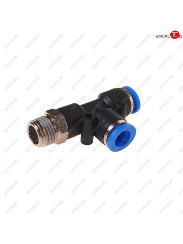 Фитинг для пластиковых трубок 14 Т-образный 8мм с наружной резьбой ROCKFORCE ROCKFORCE rf-spd08-02