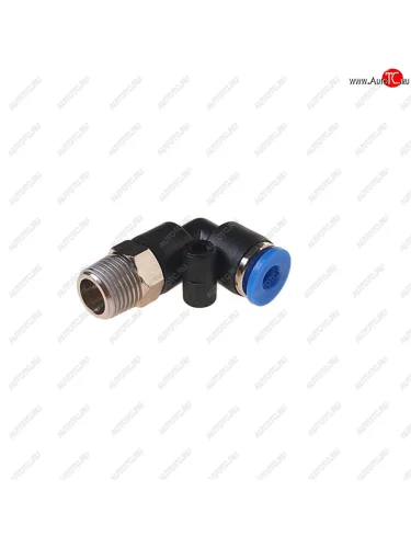 Фитинг для пластиковых трубок 18 угловой 4мм с наружной резьбой ROCKFORCE ROCKFORCE rf-spl04-01