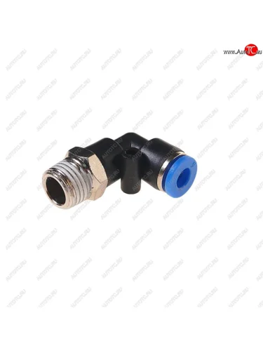 Фитинг для пластиковых трубок 14 угловой 6мм с наружной резьбой ROCKFORCE ROCKFORCE rf-spl06-02