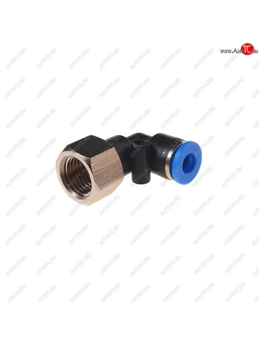 Фитинг для пластиковых трубок 14 угловой 6мм с внутренней резьбой ROCKFORCE ROCKFORCE rf-splf06-02