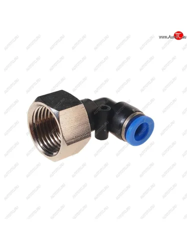 Фитинг для пластиковых трубок 12 угловой 8мм с внутренней резьбой ROCKFORCE ROCKFORCE rf-splf08-04