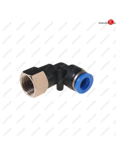 Фитинг для пластиковых трубок 38 угловой 10мм с внутренней резьбой ROCKFORCE ROCKFORCE rf-splf10-03