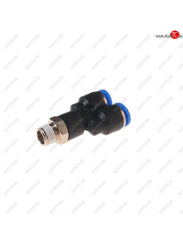 Фитинг для пластиковых трубок 18 Y-образный 6мм с наружной резьбой ROCKFORCE ROCKFORCE rf-spx06-01