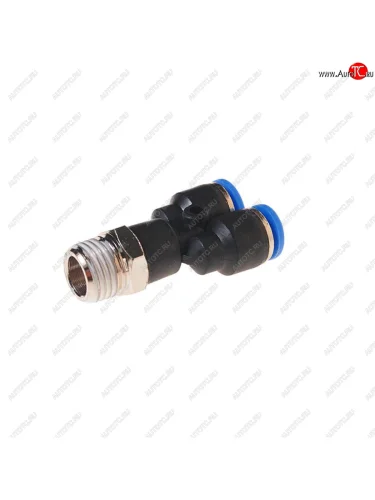 Фитинг для пластиковых трубок 14 Y-образный 6мм с наружной резьбой ROCKFORCE ROCKFORCE rf-spx06-02