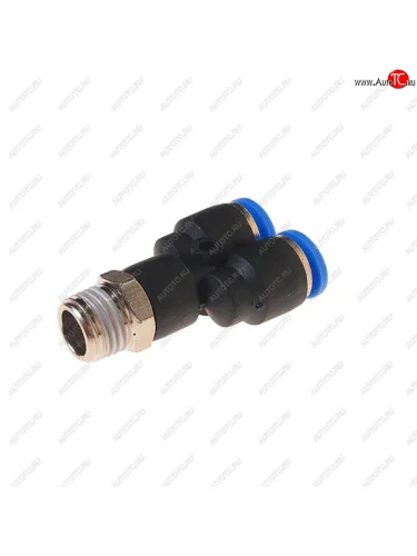 Фитинг для пластиковых трубок 14 Y-образный 8мм с наружной резьбой ROCKFORCE ROCKFORCE rf-spx08-02