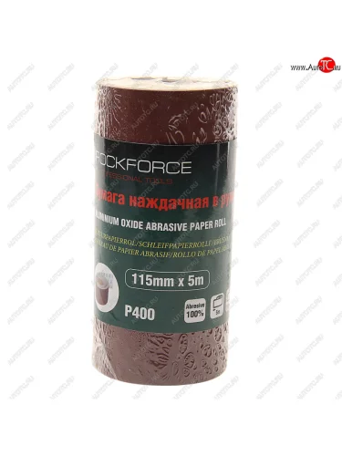 Бумага наждачная P-400 115ммх5м рулон ROCKFORCE ROCKFORCE rf-sr2400a
