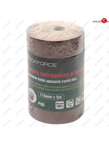 Бумага наждачная P-80 115ммх5м рулон ROCKFORCE ROCKFORCE rf-sr280a