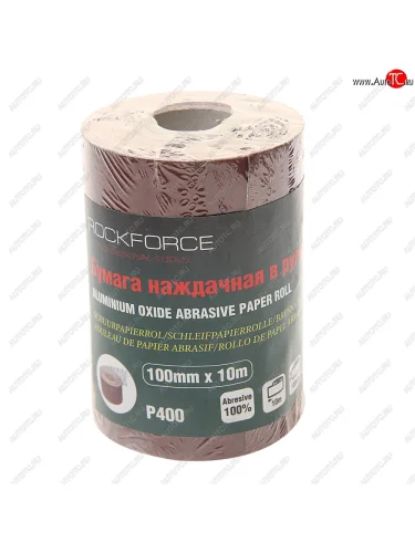 Бумага наждачная P-400 100ммх10м рулон ROCKFORCE ROCKFORCE rf-sr4400a