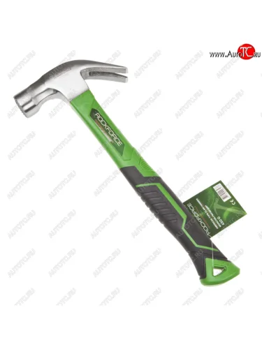 Молоток гвоздодер 0.450кг фибергласовая ручка ROCKFORCE ROCKFORCE rf-t7016