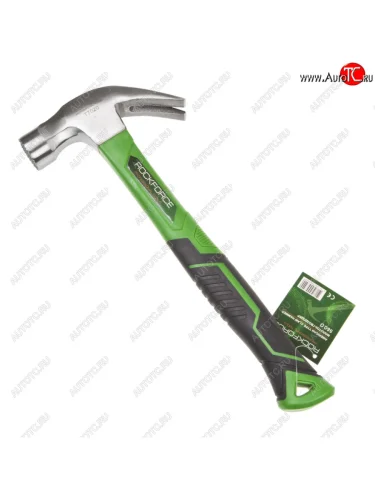 Молоток гвоздодер 0.560кг фибергласовая ручка ROCKFORCE ROCKFORCE rf-t7020