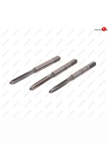 Метчик М04х0.7мм комплект 3шт. в пластиковом футляре ROCKFORCE ROCKFORCE rf-tap04070