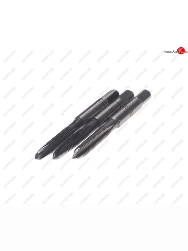 Метчик М05x0.8мм комплект 3шт. в пластиковом футляре ROCKFORCE ROCKFORCE rf-tap05080