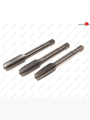 Метчик М10x1.5мм комплект 3шт. в пластиковом футляре ROCKFORCE ROCKFORCE rf-tap10150