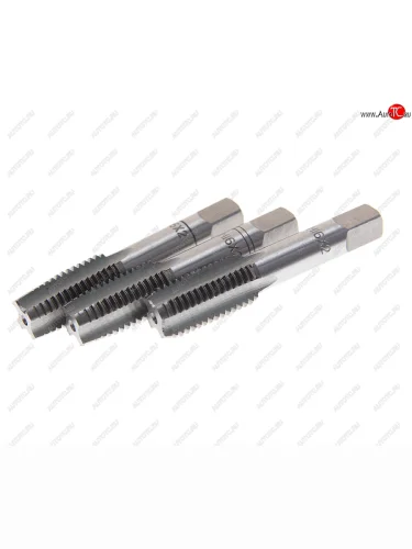 Метчик М16x2.0мм комплект 3шт. в пластиковом футляре ROCKFORCE ROCKFORCE rf-tap16x2