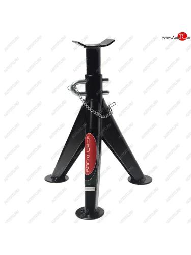 Стойка ремонтная 1.5т h=305-450мм механическая с фиксацией и упорными пятками ROCKFORCE ROCKFORCE rf-trf30151-1