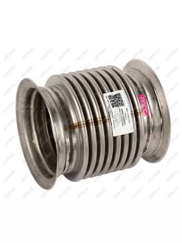 Металлорукав КАМАЗ-ЕВРО-4,5 L=160мм, d=114мм (выхлоп вверх) (нержавеющая сталь) ГС ГИБКИЕ СОЕДИНЕНИЯ рнвд 331.00.00.к6460 114х0,16