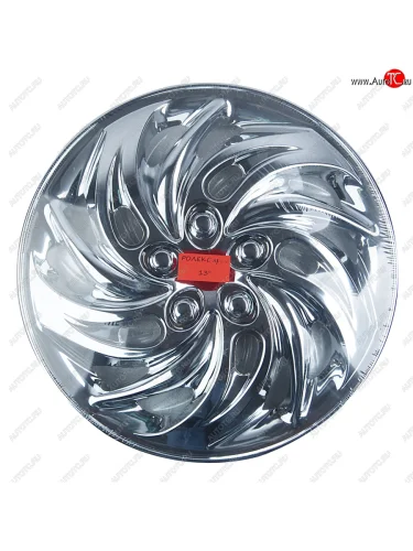 Колпак колеса R-13 хром РОЛЕКС комплект 4шт. NO NAME ролекс хром r-13