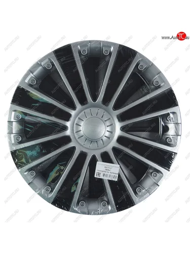 Колпак колеса R-16 черныйсильвер RST МИКС комплект 4шт. NO NAME rst микс r-16