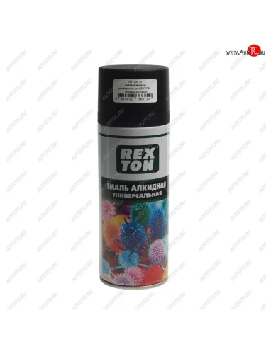 Краска черная матовая аэрозоль 520мл REXTON REXTON rt-100.10