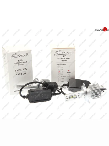 Лампа светодиодная 12V H4 P43t-38 4500Lm (2шт.) Type X5 OMEGALIGHT OMEGALIGHT rtx5led70h4-2