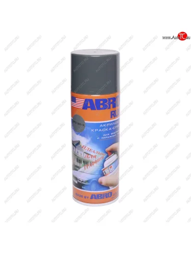 Краска серая аэрозоль 520мл Rus ABRO ABRO rus spo-301-r