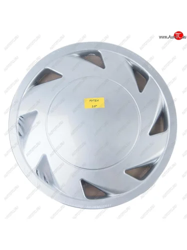 Колпак колеса R-15 серый РУТЕН комплект 4шт. NO NAME рутен r-15