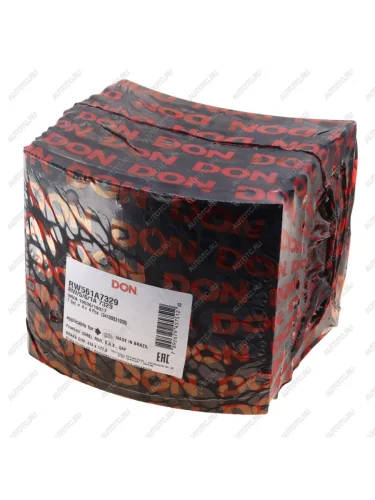 Накладка тормозной колодки ROR (419х178) 1-й ремонт (19036) комплект на ось (8шт.) DON DON rw561a7329