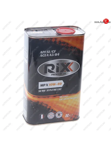 Масло моторное MP X SLCF 10W40 псинт.1л RIXX RIXX rx0001mpx