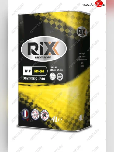 Масло моторное TP N SP/GF-6A 5W30 синт.4л RIXX RIXX rx0007tpn RIXX rx0007tpn