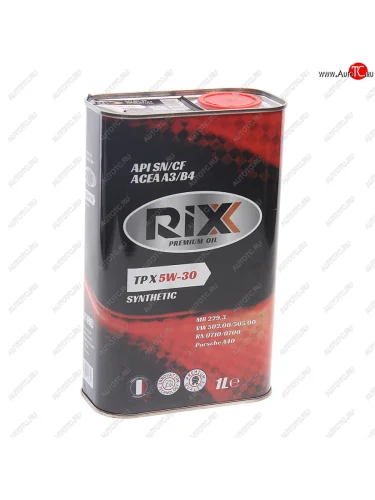Масло моторное TP X SN/CF А3/В4 5W30 синт.1л RIXX RIXX rx0011tpx RIXX rx0011tpx