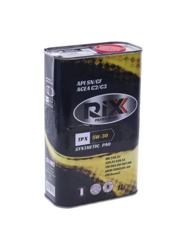 Масло моторное TP X SN/CF C2/C3 5W30 синт.1л RIXX RIXX rx0021tpx RIXX rx0021tpx